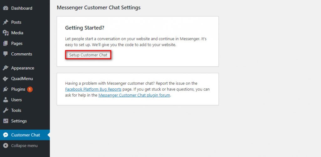 WordPress Messenger Chat - การตั้งค่าการแชทกับลูกค้า