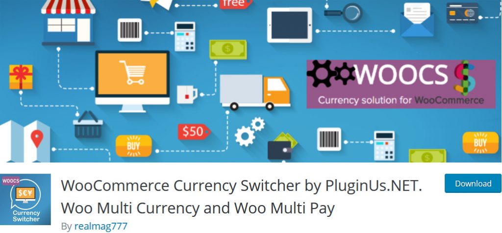 Pengalih mata uang WooCommerce - pengalih mata uang oleh pluginus