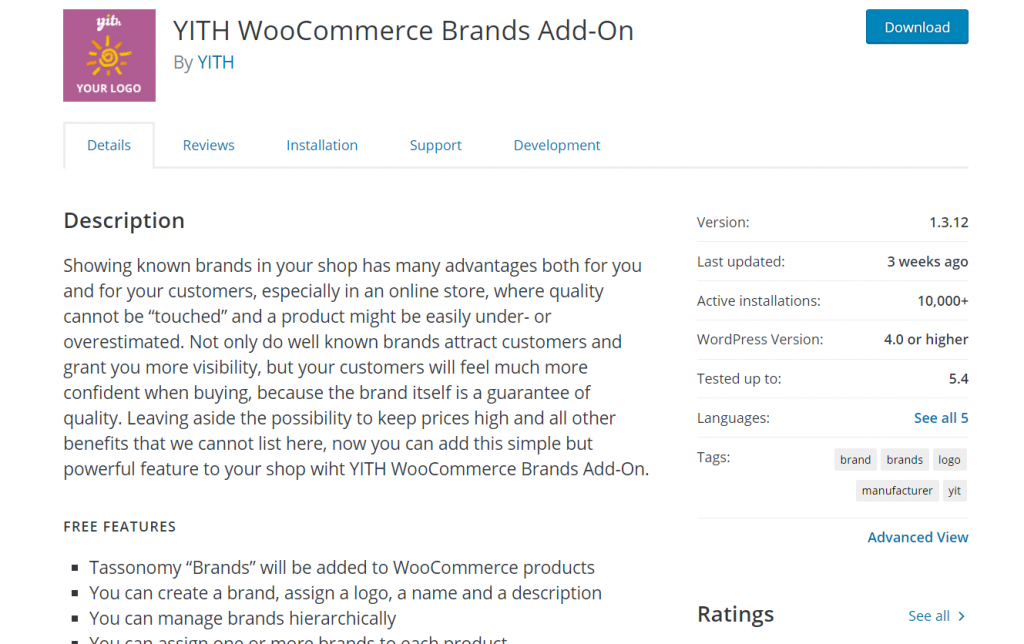 plugins de marca woocommerce - marcas YITH woocommerce