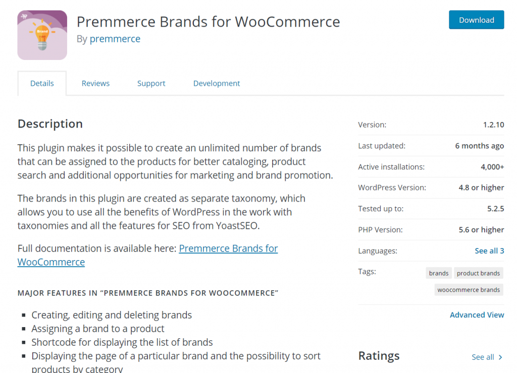 plugins de marca woocommerce - marcas Premmerce