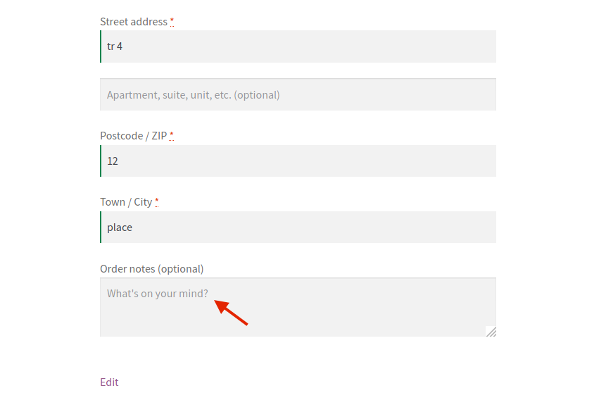 Ganchos de checkout do WooCommerce - check-out de espaço reservado