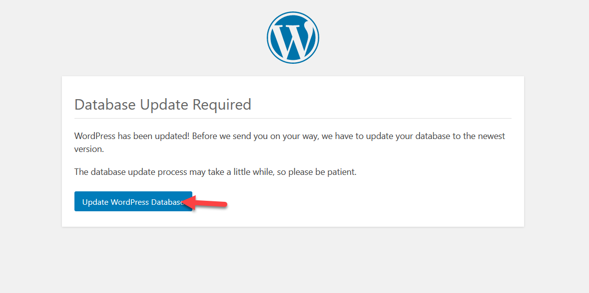 WP-Datenbank aktualisieren