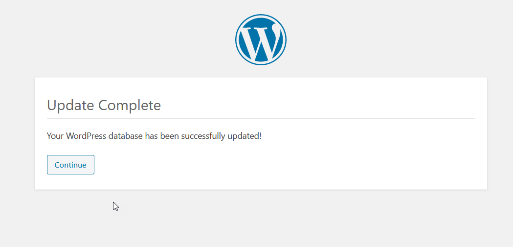 WordPress-Update abgeschlossen