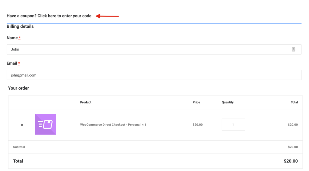 Cara mengedit kode kupon WooCommerce - Edit pesan kupon