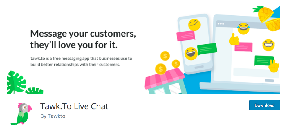 bester woocommerce kostenloser Live-Chat - tawk.to