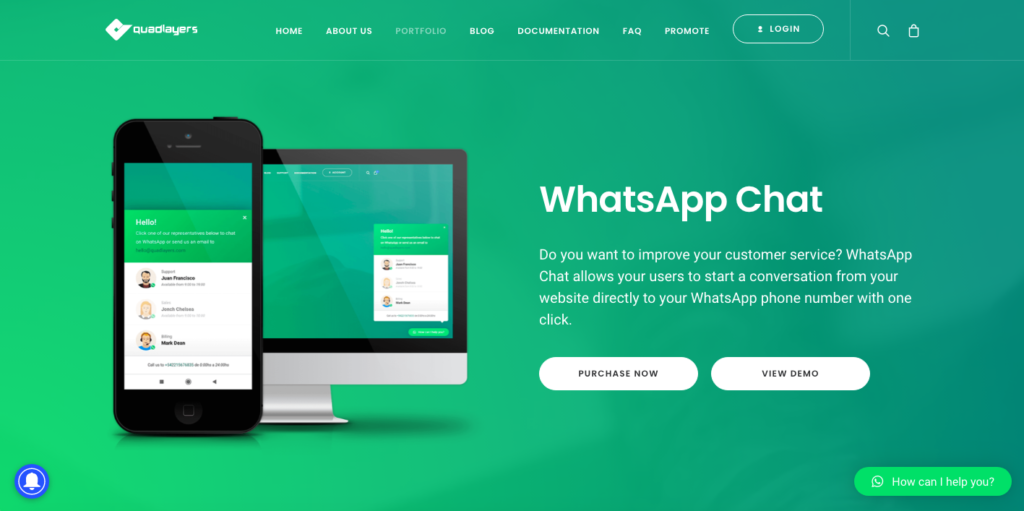 bester woocommerce kostenloser Live-Chat - WhatsApp-Chat