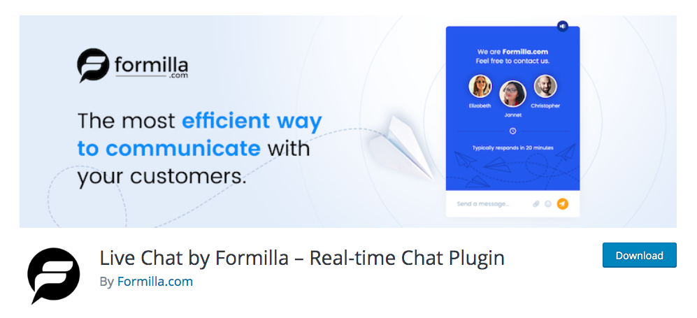 bester woocommerce kostenloser Live-Chat - Live-Chat-Formilla