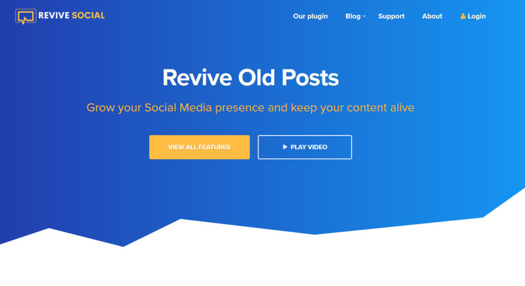 ปลั๊กอินโซเชียลมีเดียสำหรับ WordPress - ฟื้นโพสต์เก่า