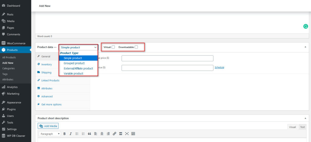 So richten Sie WooCommerce ein - Produktdetails 2