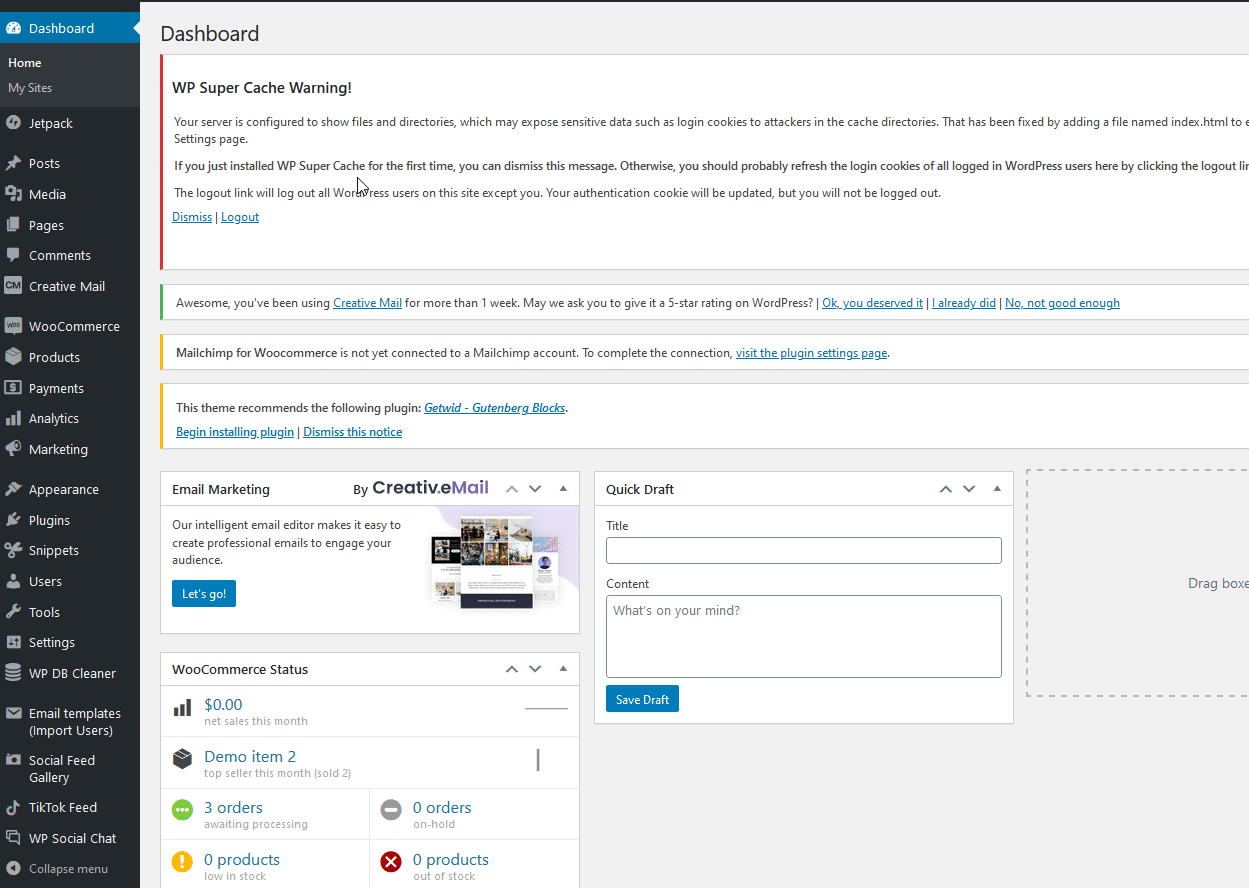 edit halaman beranda wordpress - buka editor blok halaman beranda