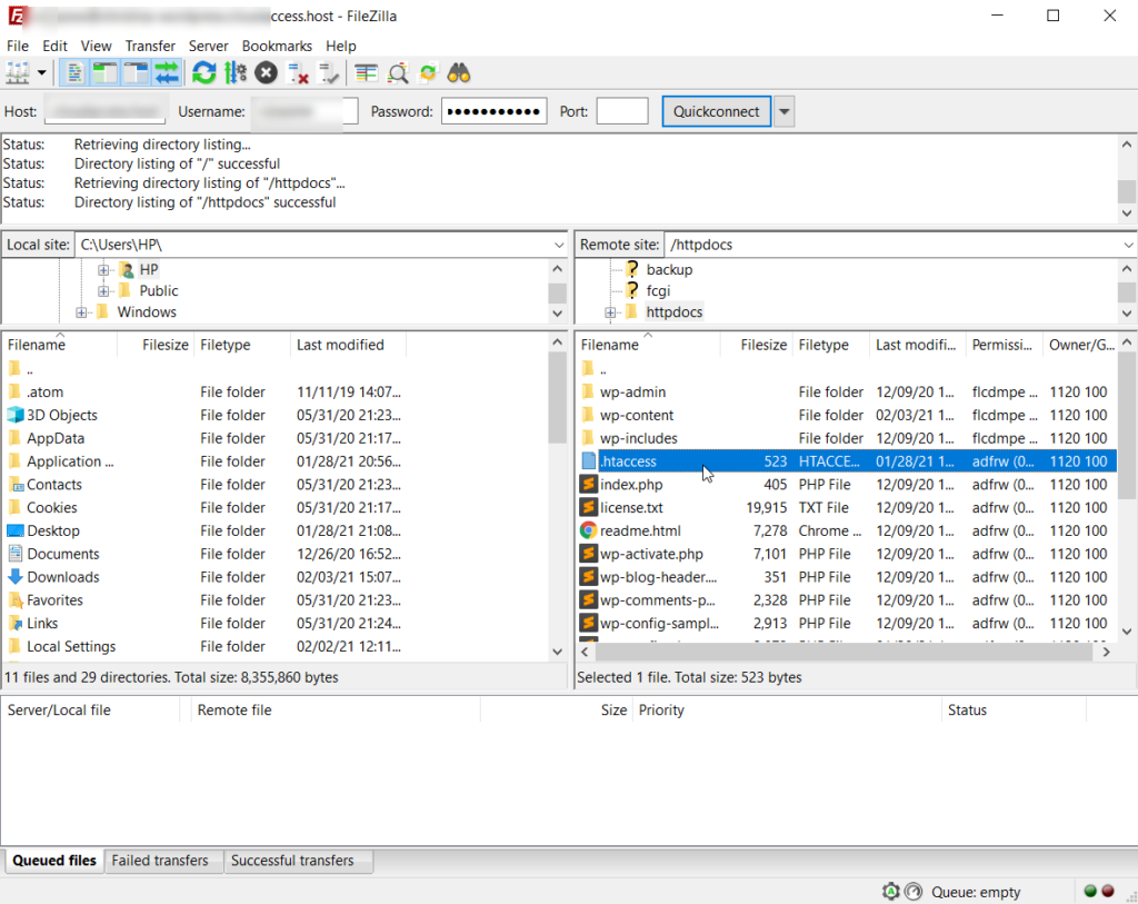 htaccess-Datei