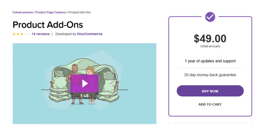 personalizar la página de productos de woocommerce - complementos de productos