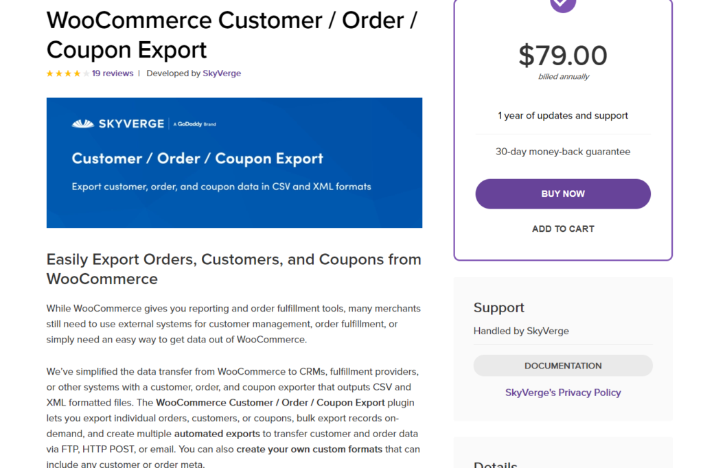 pluginuri pentru exportul comenzilor woocommerce - export client woocommerce