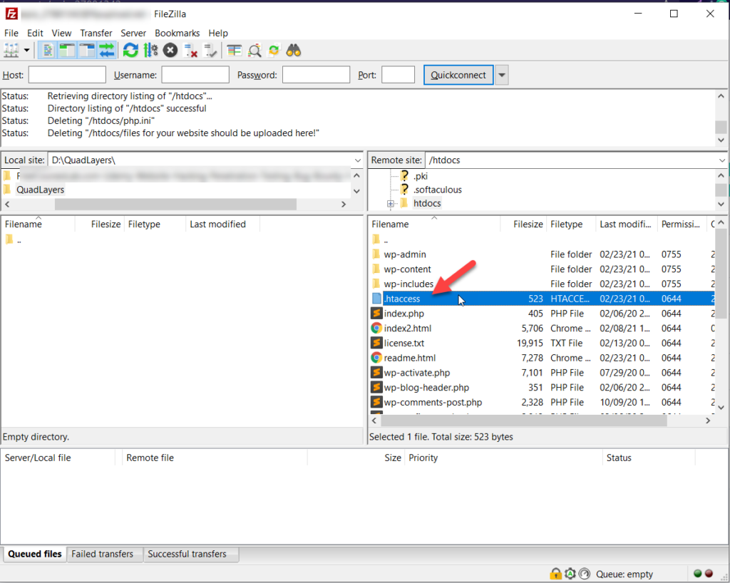 htaccess dosyası