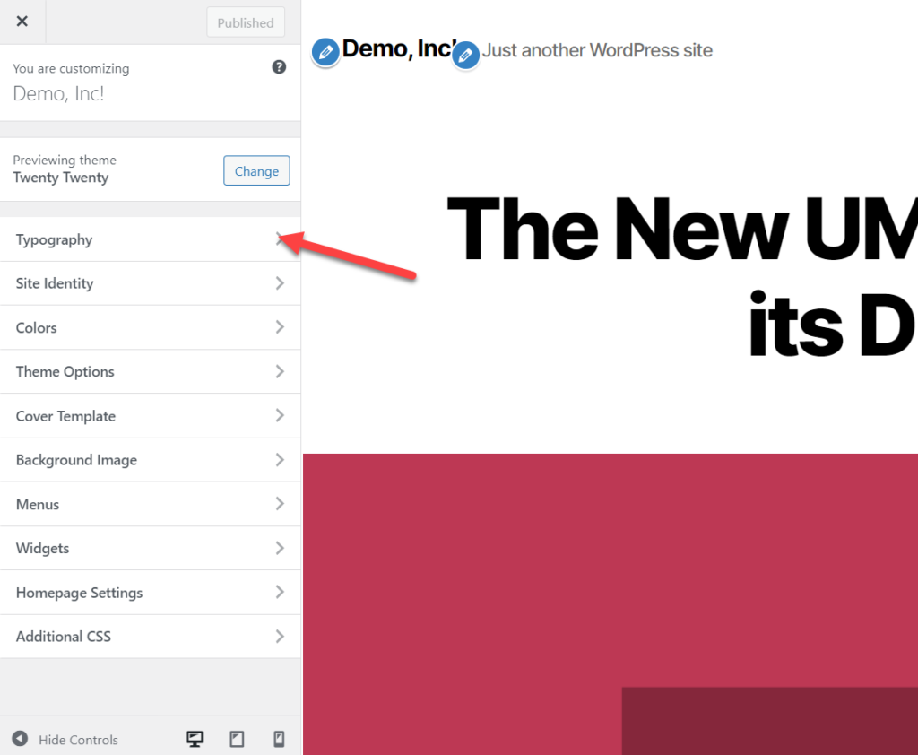 changer la police dans wordpress - personnalisateur wordpress