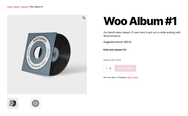 WooCommerce ตั้งชื่อราคาของคุณ