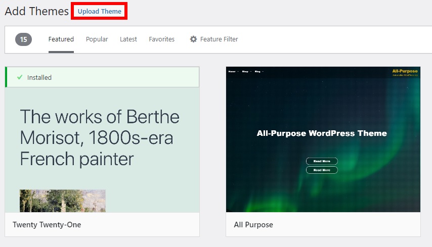 télécharger un thème ajouter des flux de groupe facebook