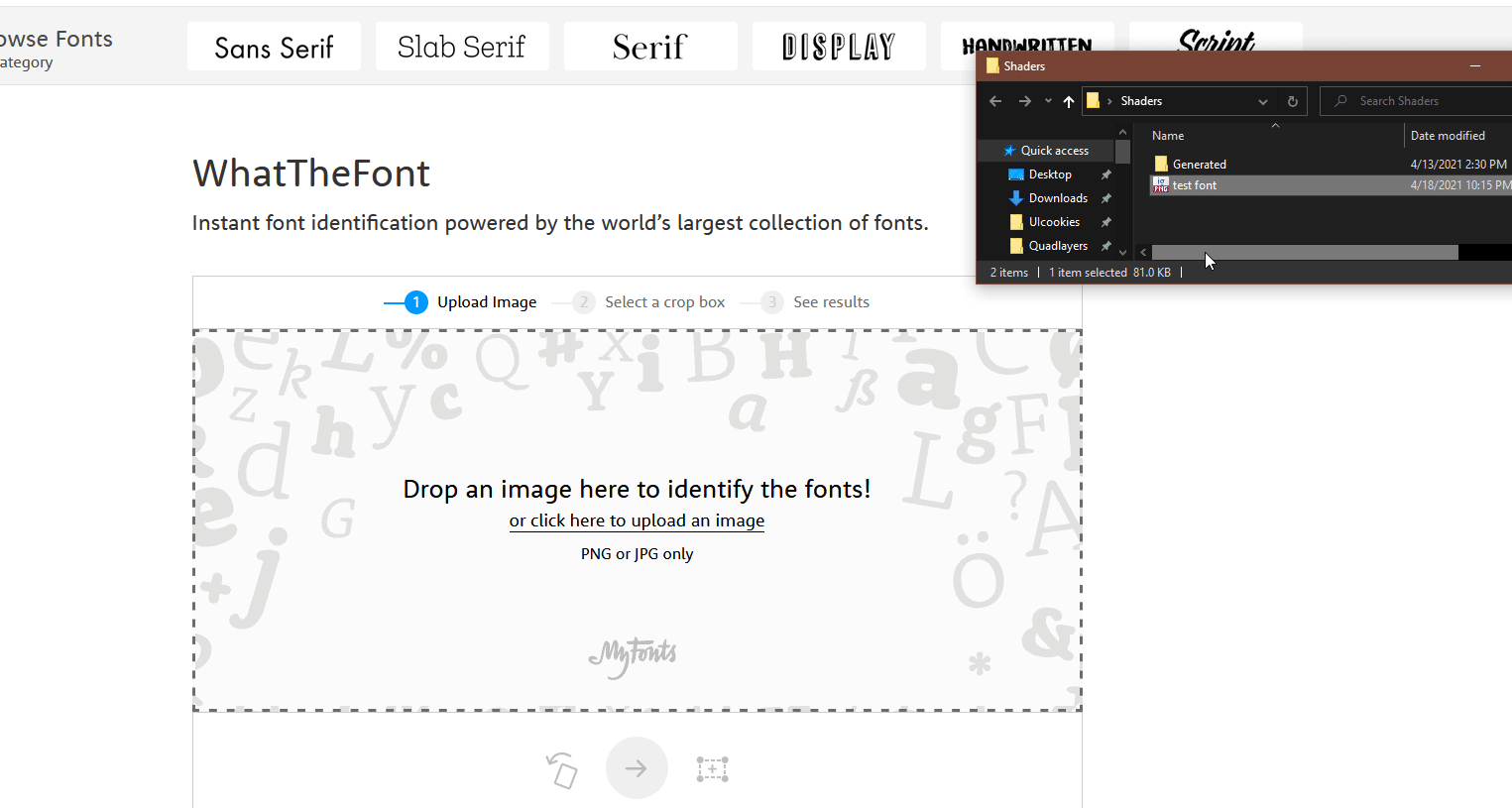 mengidentifikasi font di situs web - gambar font apa