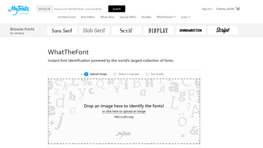mengidentifikasi font di situs web - apa situs web font