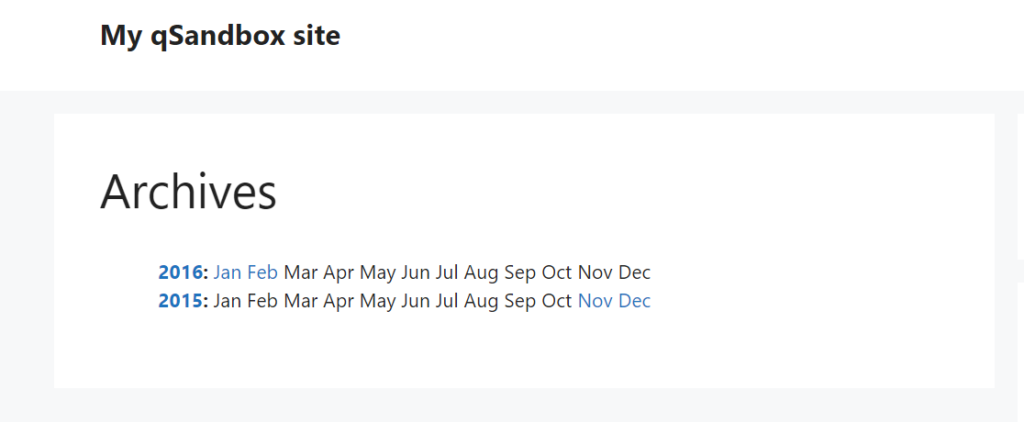 ajouter des messages à une page dans wordpress - bloc archives