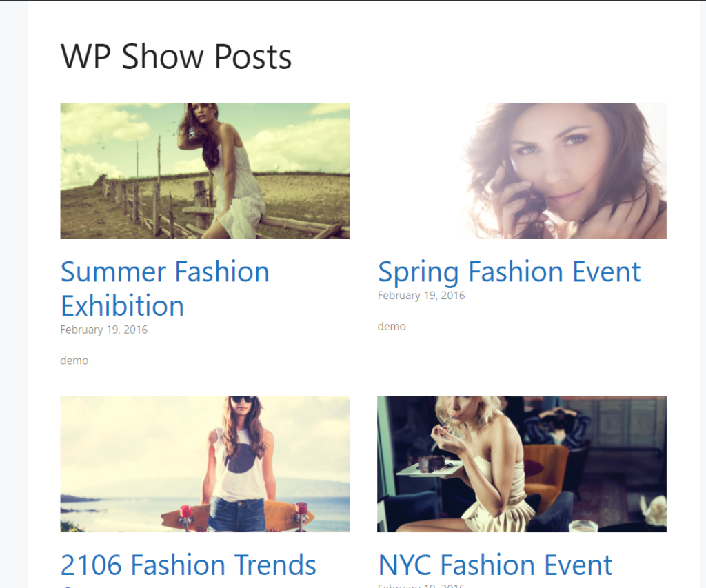 wp afficher les messages messages
