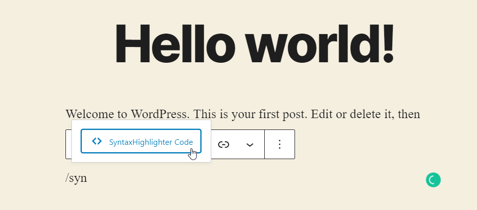 WordPressでコードを表示-プラグインブロック