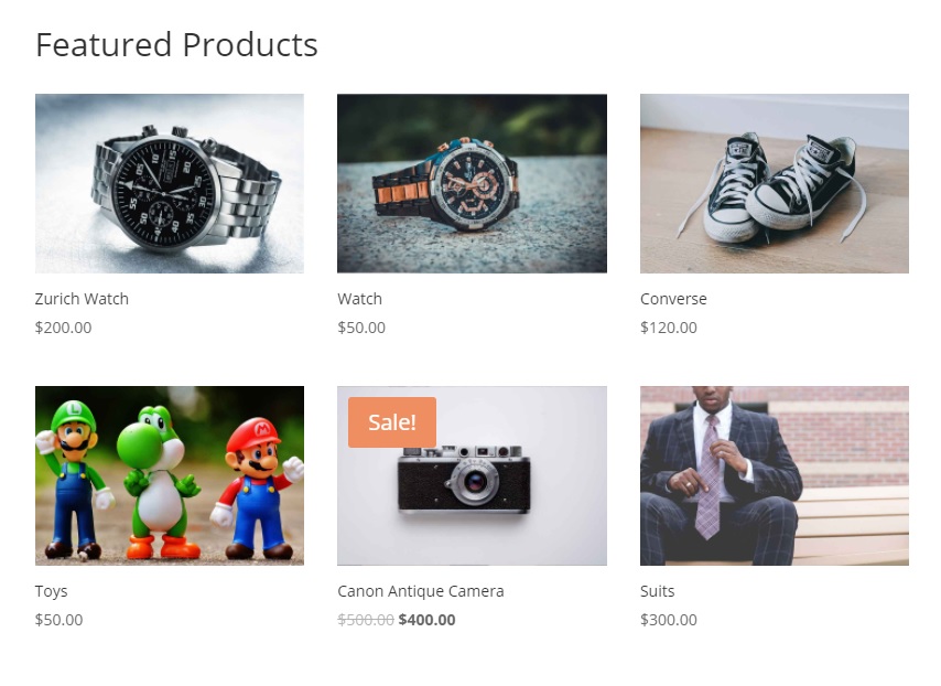 Shortcode-Vorschau stellt vorgestellte Produkte in WooCommerce ein und zeigt sie an