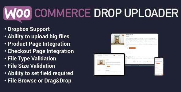 WooCommerce Drop-Uploader