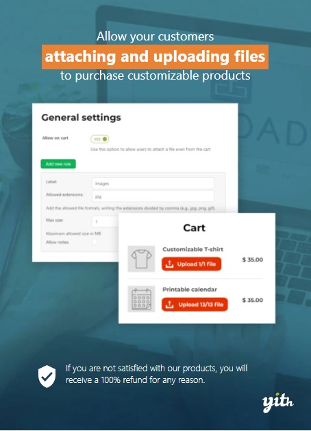 YITH WooCommerce-Datei-Uploads