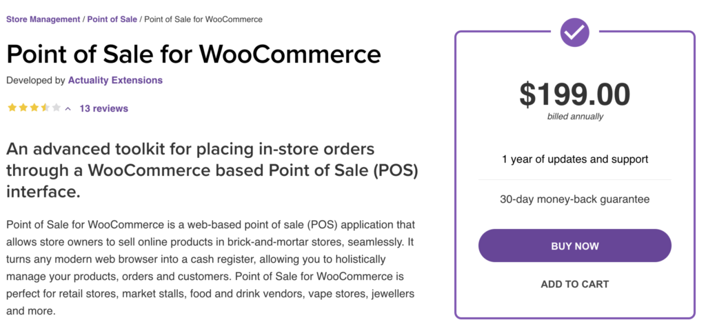 Meilleurs plugins WooCommerce POS - Point de vente pour WC