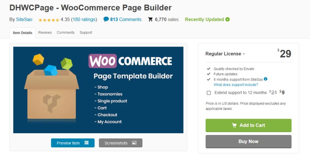 Complementos para personalizar la página de productos de WooCommerce - dhwcpage