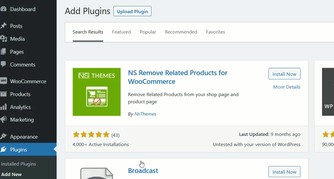 hapus produk terkait di woocommerce - plugin produk terkait ns