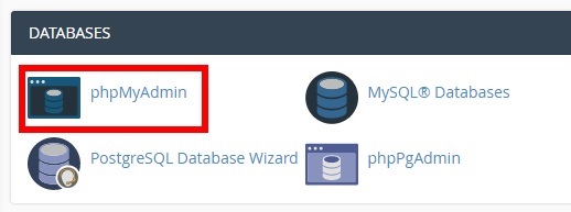 cpanel phpmyadmin cambiar el tipo de publicación en wordpress