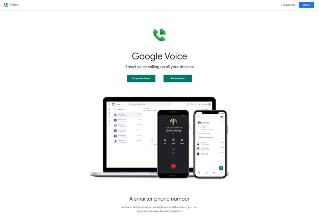 google voice meilleures applications de numéro de téléphone virtuel