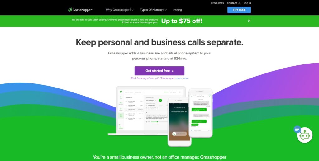 sauterelle meilleures applications de numéro de téléphone virtuel