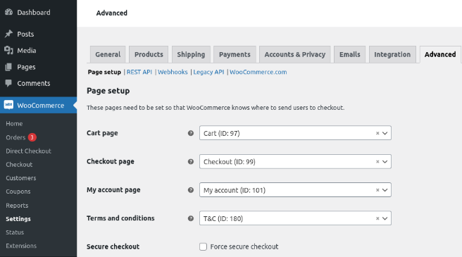 WooCommerceショップのURLを取得する方法