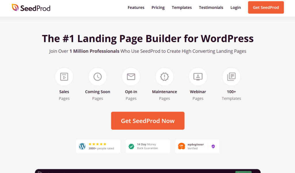 Plugins zum Anpassen der WordPress-Anmeldeseite - seedprod
