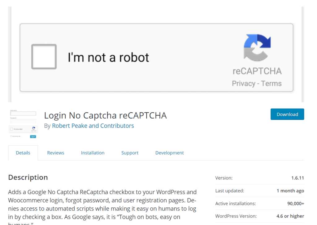 anmelden nocaptcha recaptcha