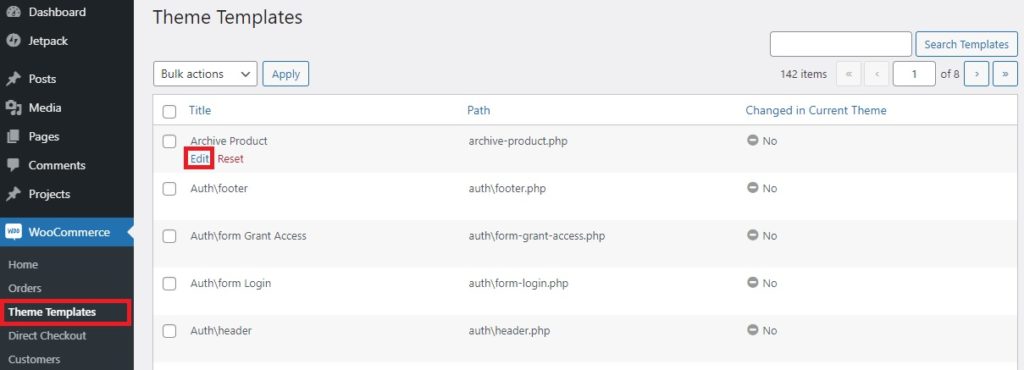 editar modelo personalizar modelos woocommerce