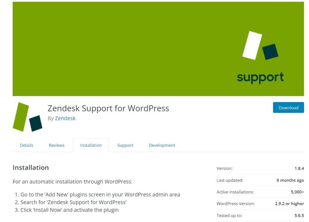 zendesk 插件