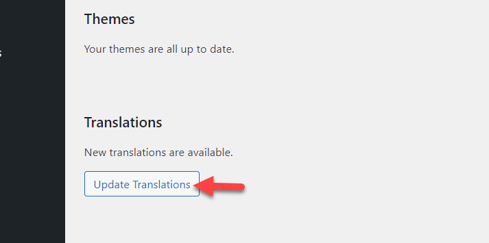 actualizați traducerile