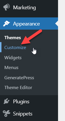 wordpress özelleştirici