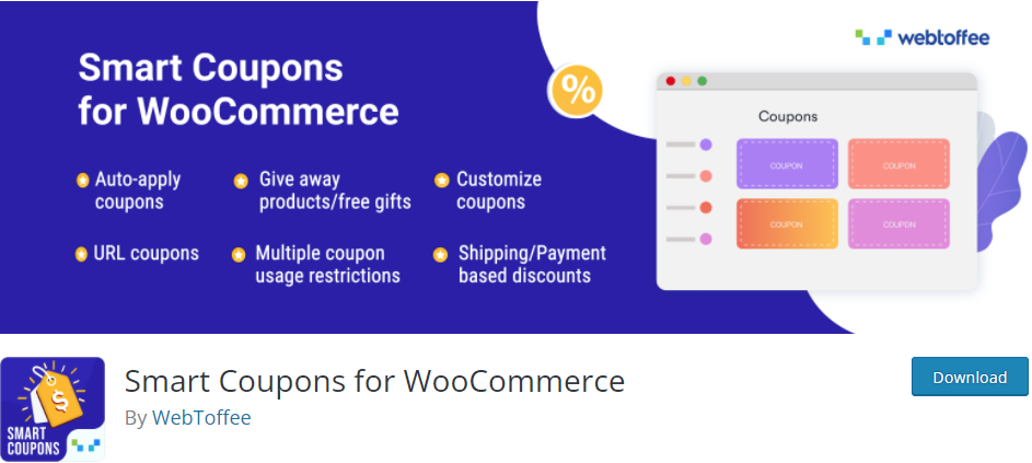 woocommerce 优惠券插件 - 智能优惠券