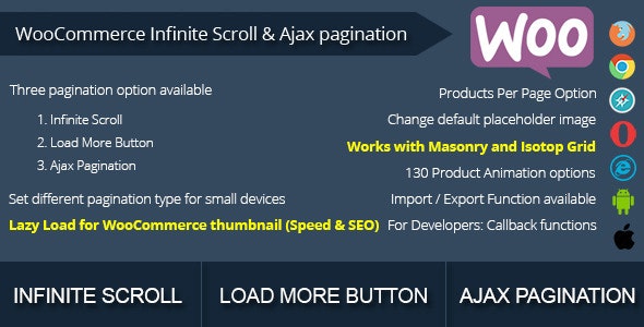 WooCommerce Infinite Scroll und AJAX Pagination-Plugin für WordPress