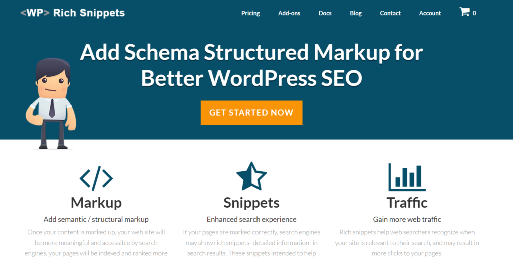 ปลั๊กอิน WordPress schema - wp rich snippets