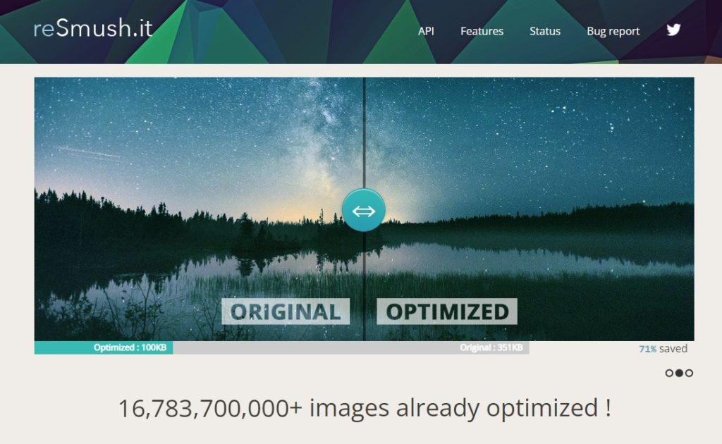 resmush.it ปลั๊กอินบีบอัดรูปภาพ wordpress