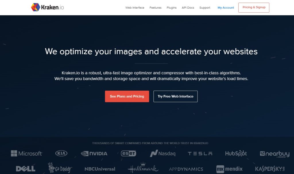 kraken.io ปลั๊กอินบีบอัดรูปภาพ wordpress