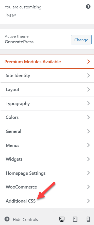 ตัวเลือก CSS เพิ่มเติม