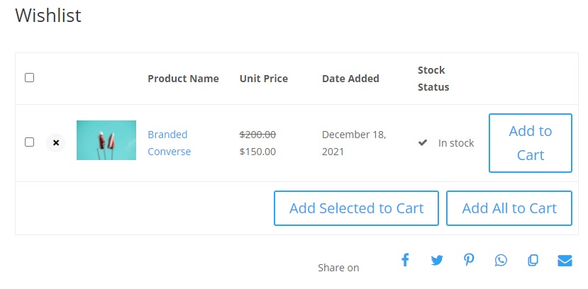 список пожеланий клиентов добавить список пожеланий в woocommerce