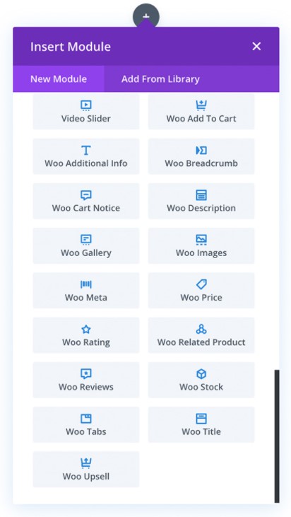 Divi WooCommerce 模块